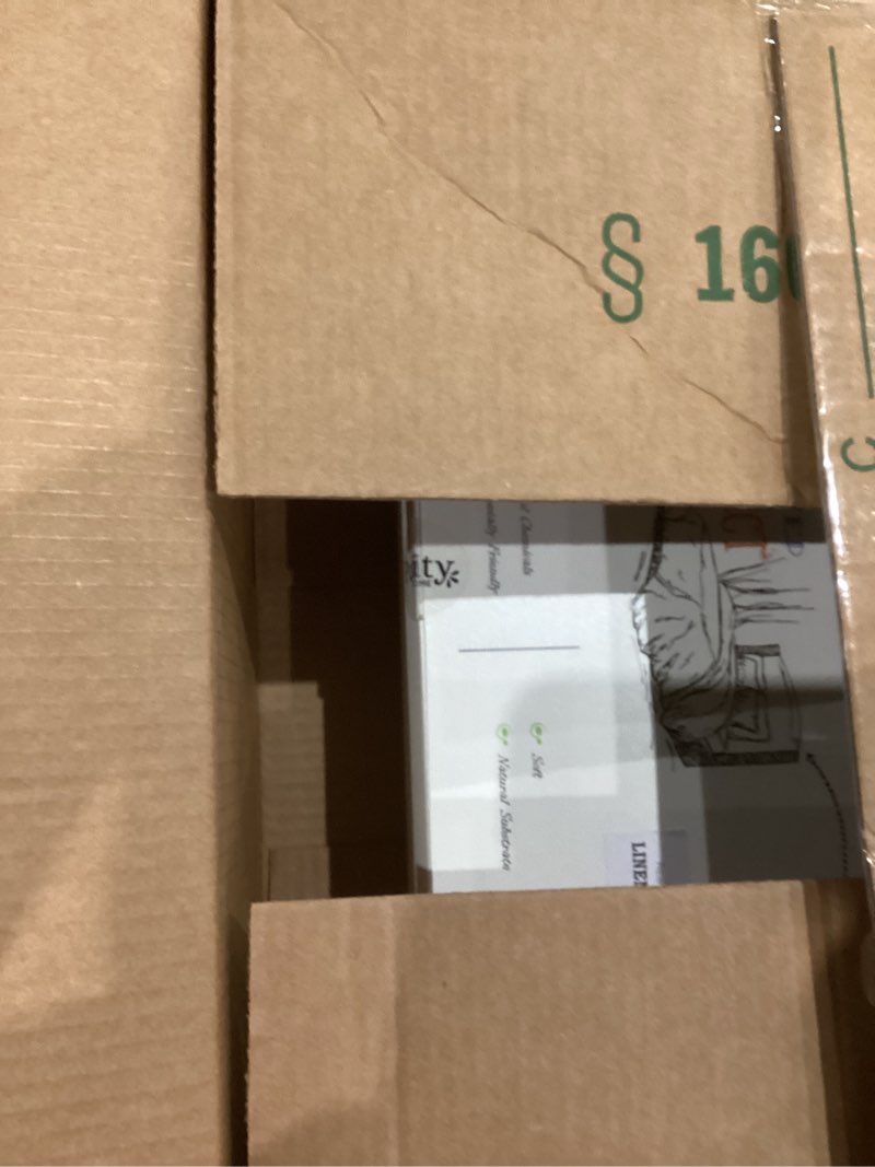 Condition photo showing Good Condition for Linen Closet Fresh Ivory Organic 100% Cotton Full Bed Sheets – Ultra Light, Breathable, Cool & Crisp – Wicks Away Moisture,Deep Pocket, Fully Elasticized – 4 Piece Sheet Set, Fits up to 18” Mattress Full Sheet Set Fresh Ivory