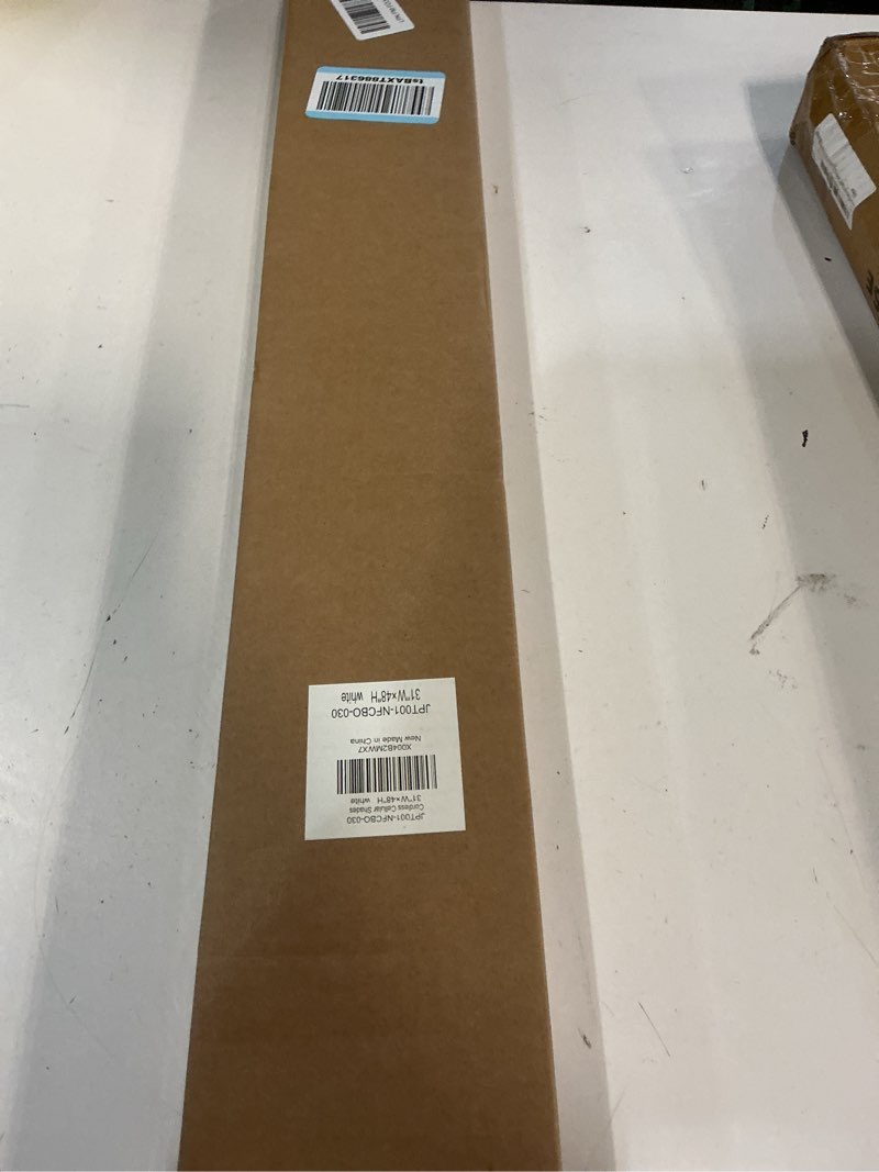 Condition photo showing New/Like New for lazblinds no tools no drill cordless cellular shades, blackout light blocking honeycomb shades for home, thermal insulation blinds for windows, 31" w x 48" h, white blackout-white 31" w x 48" h