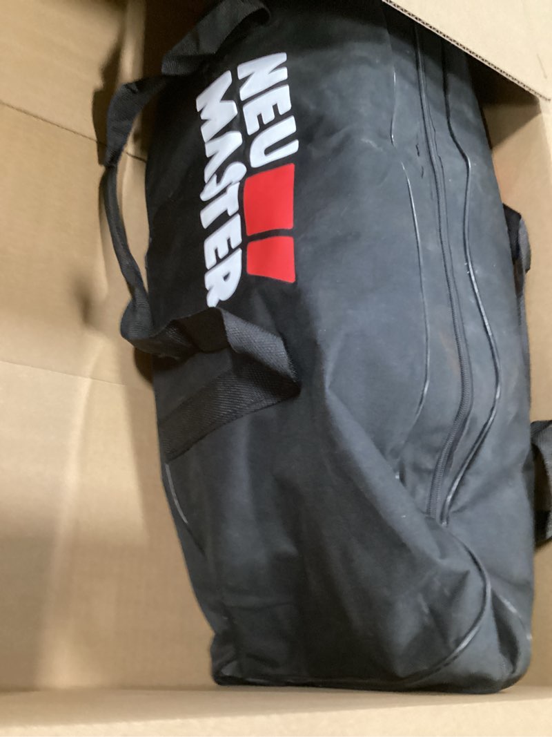 Condition photo showing As Is for NEU MASTER Drywall Sander, Electric Drywall Sander Variable Speed Popcorn Removal Tool with Vacuum, 900-1800RPM Foldable Ceiling Sander with 12 Sanding Discs, LED Light, Extendable Handle, Dust Bag