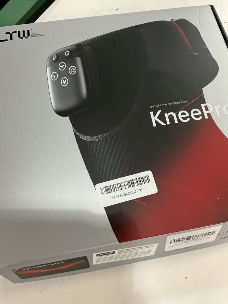 Condition photo showing Good Condition for ltw knee massager with heat and red light therapy, cordless heated knee brace with 3 heat/3 vibration/5 light levels, 72 red&infrared lights, 5000mah massager for knee elbow shoulder 1-pack