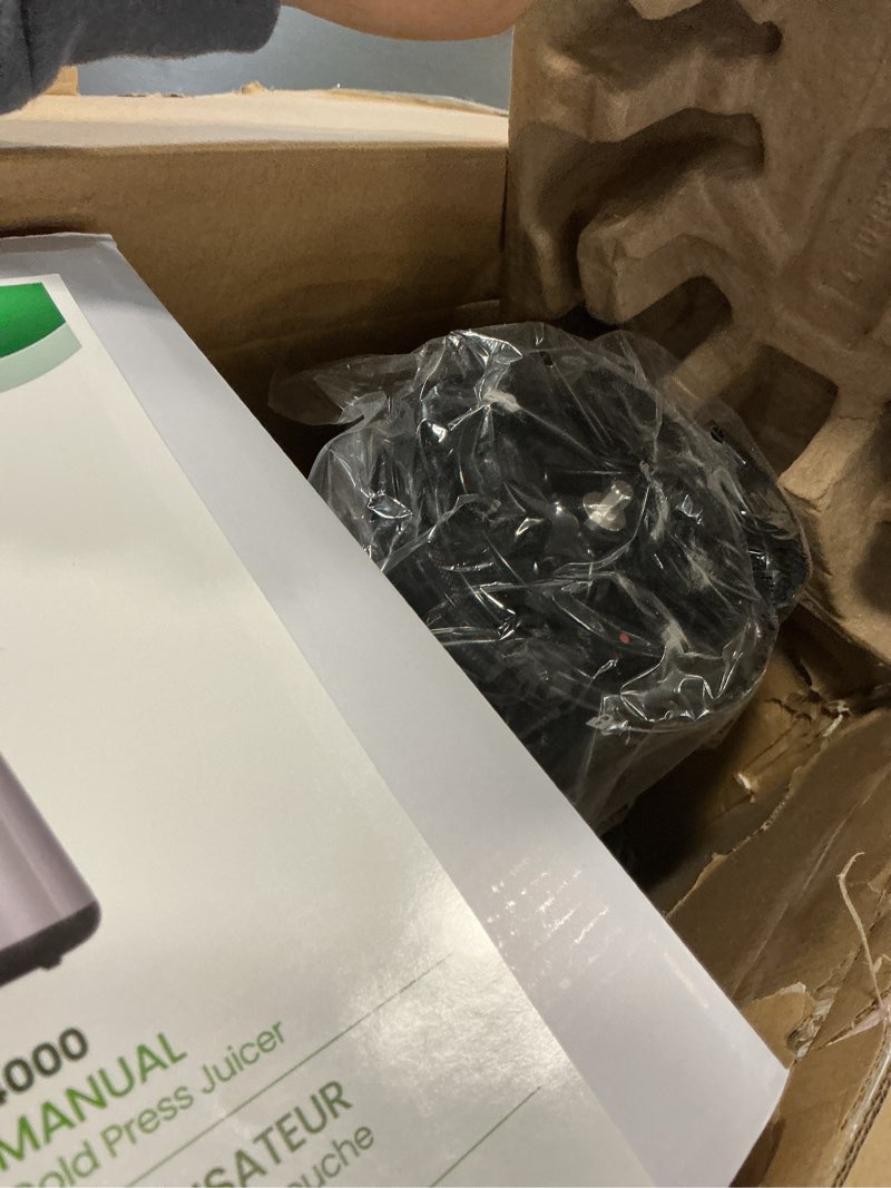 Condition photo showing Good Condition for Omega Wide Mouth Juicer Compact Vertical Cold Press Vegetable and Fruit Juice Extractor with 3-Inch Hopper 2-Speed Slow Juicing with Space Saving Design, 120-Watts, Black