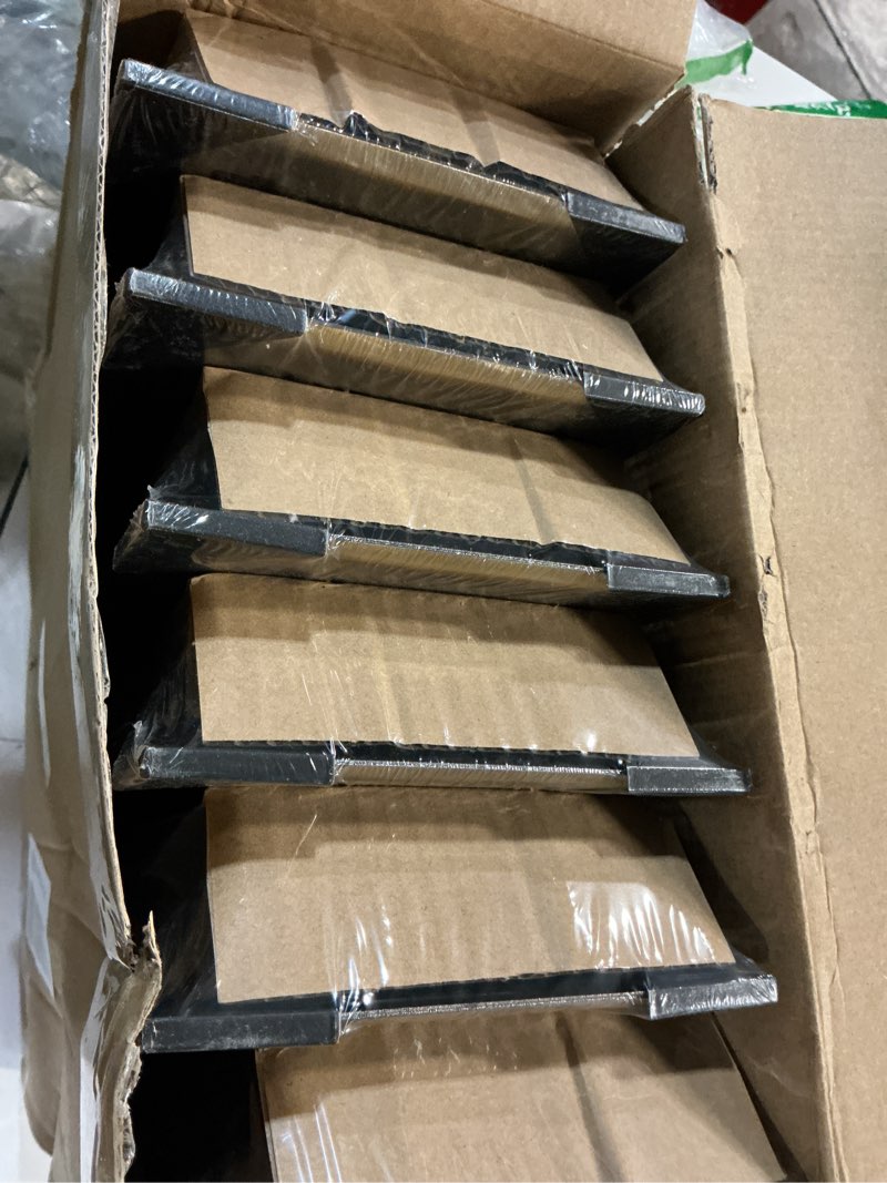 Condition photo showing Good Condition for howeall 4x10 inches 6 pack heavy duty walkable floor register - easy adjust air supply lever decorative floor vent covers, savannah design vent covers for home - antique brass 4x10 inches antique brass 6pcs