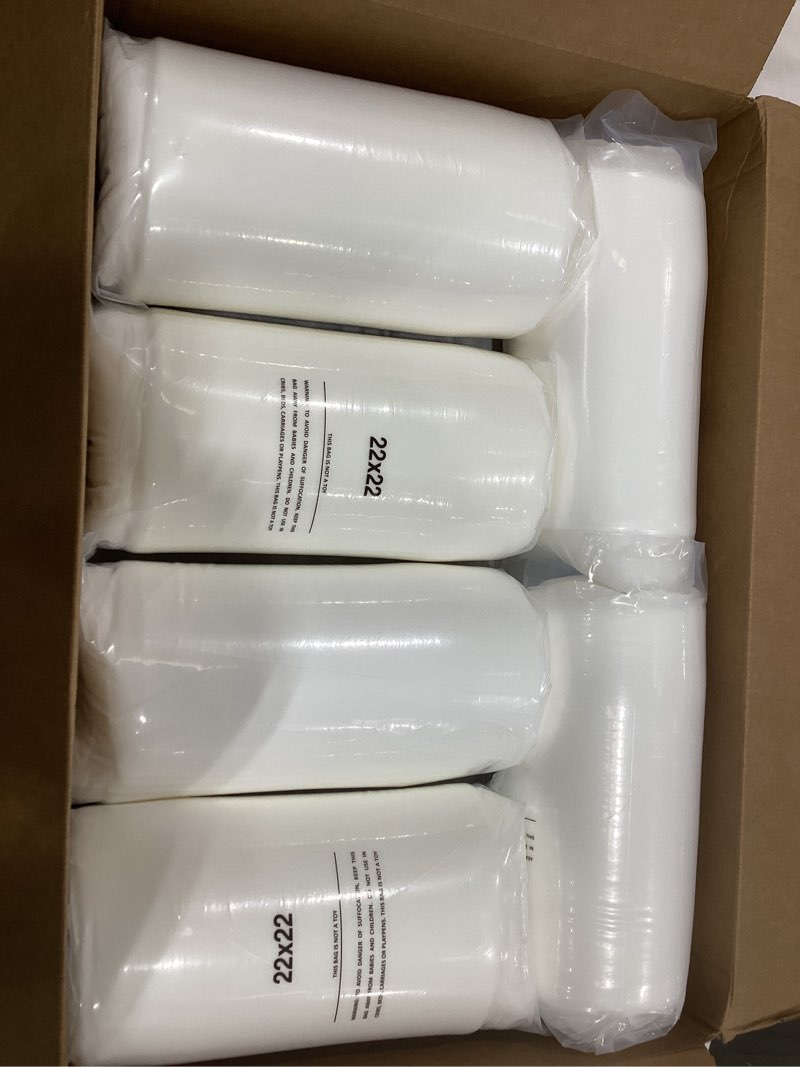 Condition photo showing Good Condition for sunrox dryfast foam outdoor patio chair cushions with drymesh drainage, all-weather fadeshield water resistant patio furniture cushions 19"x19"x3", 4 pack cream cream 19x19 inch (pack of 4)