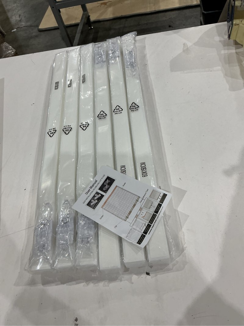 Condition photo showing Good Condition for blackout shades no drill cordless window blinds cut to size roll up adjustable easy to install stick on self adhesive temporary curtains for indoor bedroom kitchen bathroom windows french doors white 26"w x 71"h