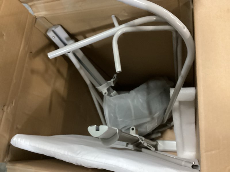 Condition photo showing As Is for RONBEI Baby Bassinet Bedside Sleeper, Easy to Assemble Bassinets for Baby/Infants, Height Adjustable Bedside Bassinet for Newborn Baby Light Grey