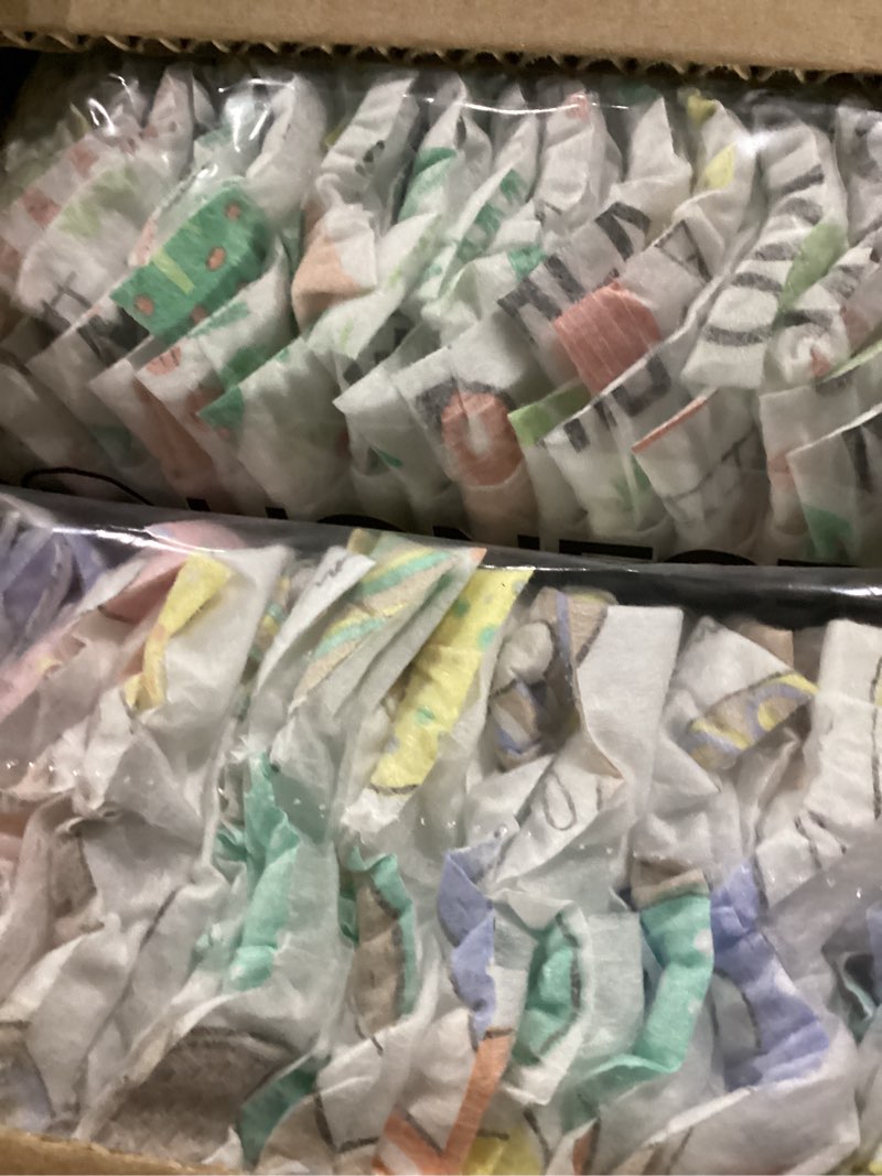 Condition photo showing New/Like New for the honest company comfort dry disposable diapers for sensitive skin, hypoallergenic, barnyard babies + donut grow up, super club box size 3 (16–28 lbs), 120 count size 3 (120 count) barnyard babies + donut grow up