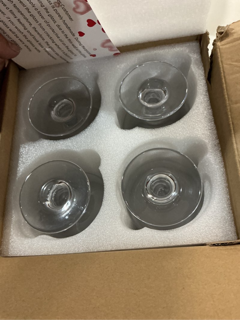 Condition photo showing Good Condition for meolibour® beer glasses set of 4, 16 oz classic craft goblet glasses, premium tumbler set, pub, unique design beer glasses, dishwasher safe