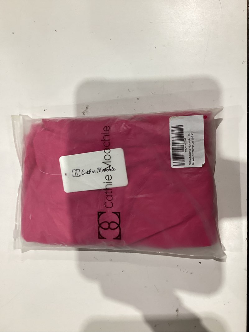 Condition photo showing Good Condition for Buttery Soft Tummy Control Workout Leggings with Pockets for Women High Waisted Athletic Yoga Pants 25 inches Length XX-Large Pitaya Pink