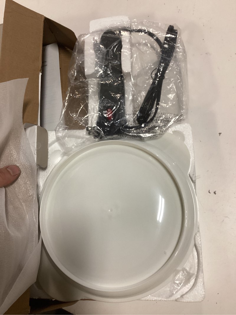 Condition photo showing Good Condition for baker's friend crepe maker machine with auto power off, portable crepe maker with non stick dipping plate, automatic temperature control, graphite crepe maker (graphite)