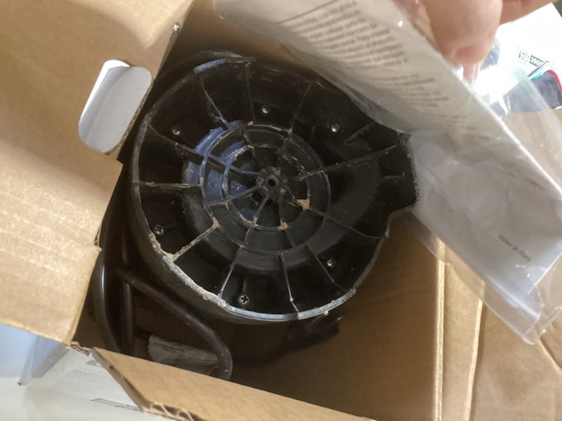 Condition photo showing As Is for utilitech 1/6-hp 115 -volt 25-gallon thermoplastic submersible utility pump