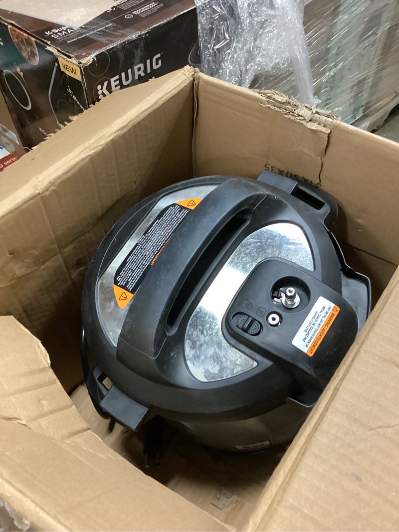 Condition photo showing As Is for Instant Pot Duo Plus 9-in-1 Multicooker, Pressure Cooker, Slow Cook, Rice Maker, Steamer, Sauté, Yogurt, Warmer & Sterilizer, Includes App With Over 800 Recipes, Stainless Steel, 6 Quarts