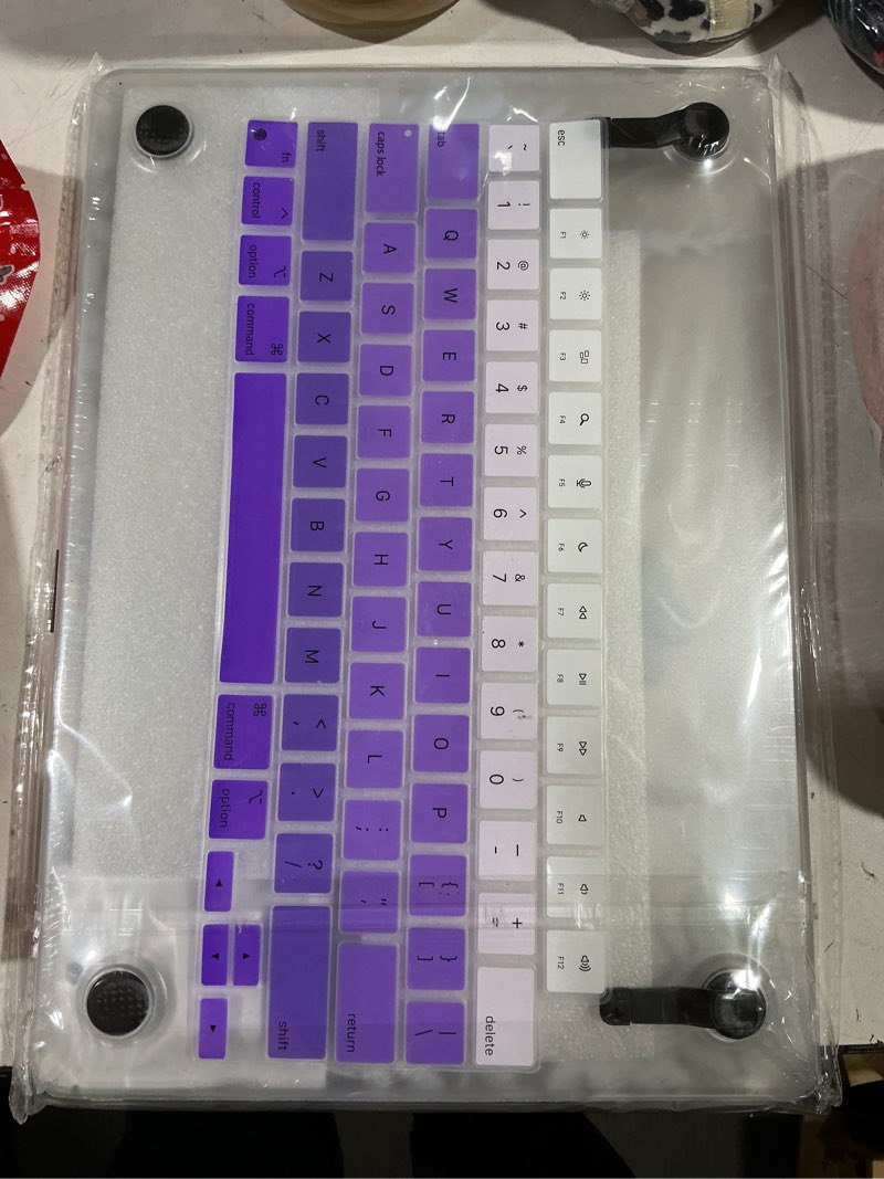 Condition photo showing Good Condition for Mektron Ultra Thin Armor Case Compatible with MacBook Air 13.6 inch Printed Cover 2025-2022 M4 M3 M2 A3240 A3113 A2681, Protective Hard Shell with Fold Kickstand, Astronauts