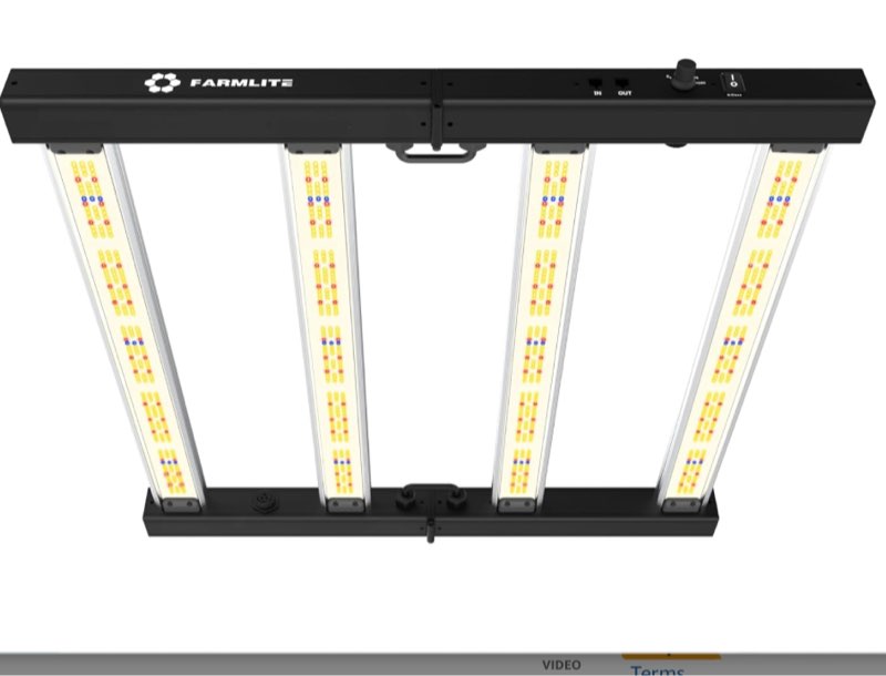 grow light led grow lights for indoor plants full spectrum growing light plant hanging growing lamps seedling daisy chain dimmable board 4x4ft coverage (260watts)