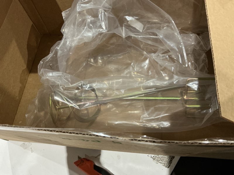 Condition photo showing As Is for 2 pcs paint mixer for drill 5 gallon buckets paddle mixer stirrer attachment rustproof zinc plated steel stirring sticks for resin concrete, and more(gold,square handle) gold square handle