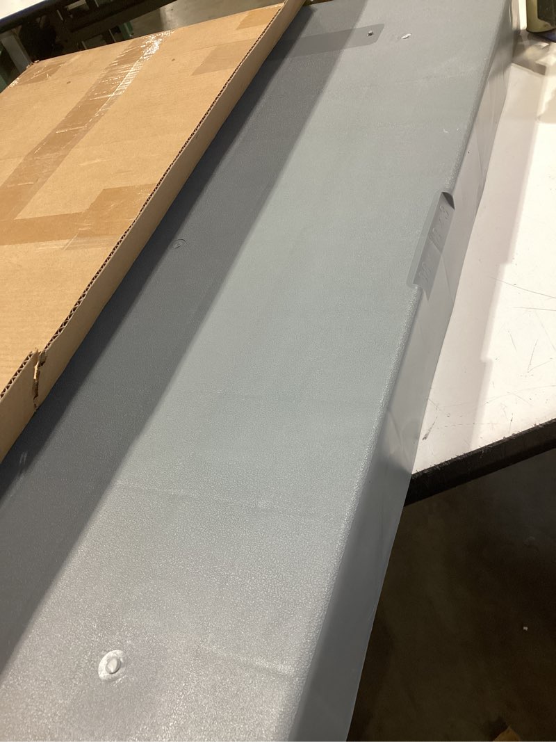 Condition photo showing As Is for mini split pad 18" w*38" l*3" h inch anti vibration paver pads for hvac accessories,air conditioner thick rubber isolation mat shock absorbing base for condenser units heat pump system(gray)