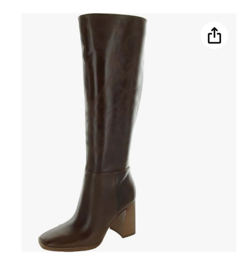 nine west women's temas boot, brown 210, 11