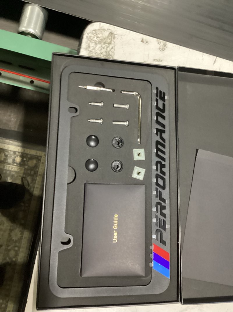 Condition photo showing New/Like New for license plate frame (black)