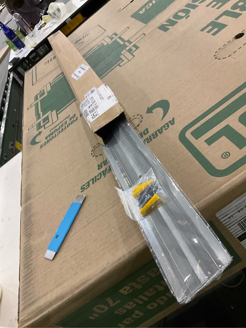 Heneymo Aluminum Door Threshold, 36"L x 2.4"W Metal Floor Transition Strip for Doorways, Threshold S