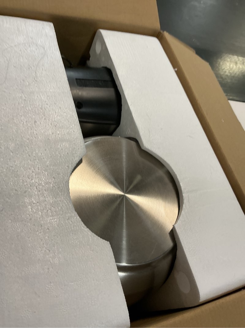 Condition photo showing As Is for Hamilton Beach Classic Stand and Hand Mixer, 4 Quarts, 6 Speeds with QuickBurst, Bowl Rest, 290 Watts Peak Power, Black and Stainless Black and Stainless 290 Watts Peak Power