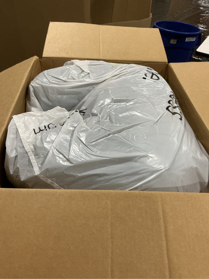 Condition photo showing Good Condition for Extra Large Reading Pillow for Sitting in Bed Adult with Detachable Neck Support Cushion & Backrest Pillow for Bed with Arms and Side Pocket Shredded Foam Back Pillow with Washable Cover Standard Grey