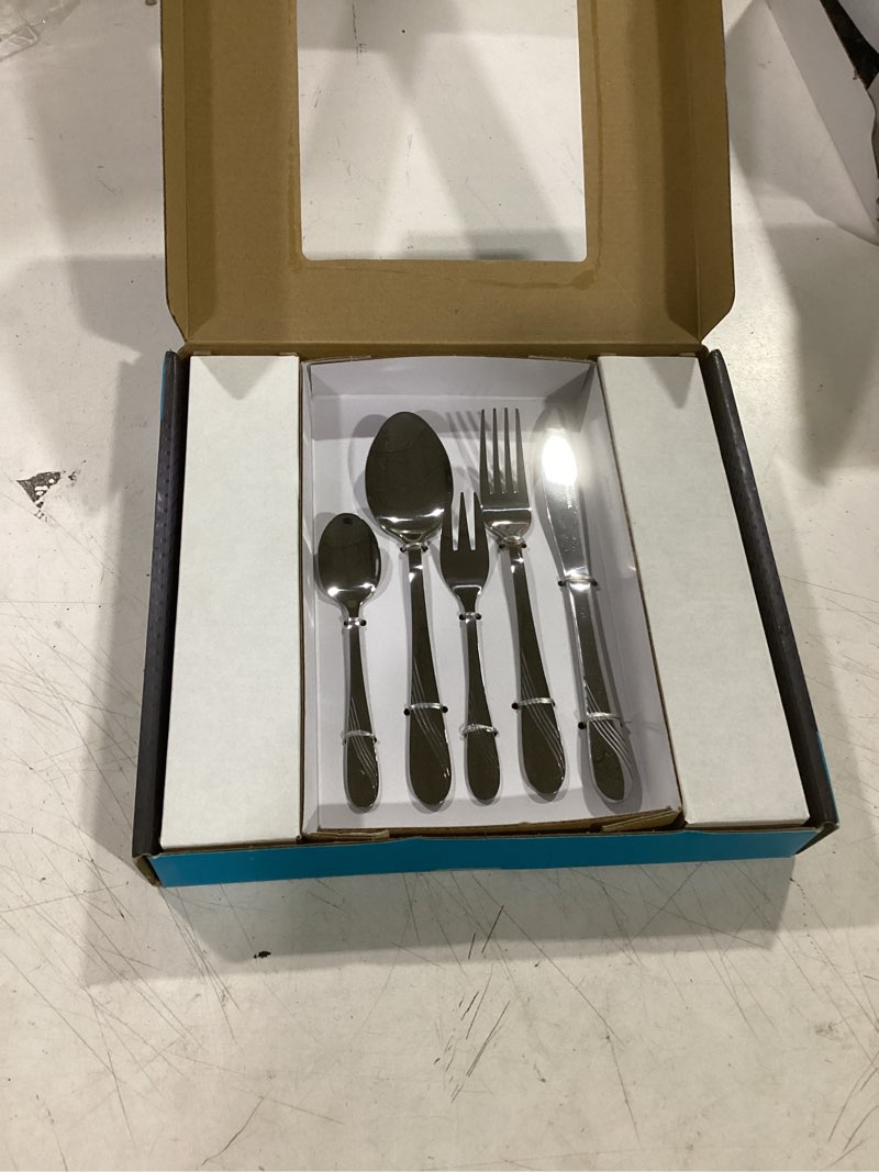 Condition photo showing Good Condition for gräwe cutlery set for 6 persons made of stainless steel, table cutlery set, nickel free, stainless, hand polished, dishwasher safe - stralsund series 36 pcs.