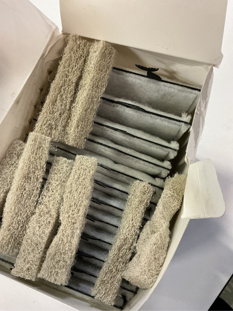 Condition photo showing Good Condition for 12pcs Large Filters Cartridges+8pcs Ammonia Reducer Filter Pads for Aqueon QuietFlow Power Size 20/30/50/75 & E Internal Power Size 40 & Canister Filter Size 200/300/400 & Zilla Large L-12+8pack