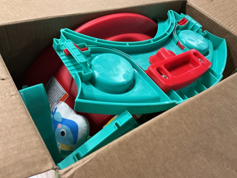 Condition photo showing Good Condition for Bright Starts 3-in-1 SuperSeat Playful Paradise, Baby Activity Seat with Toys, Snacking Tray, Booster Seat, BPA Free Tray, Unisex, 6 Months +