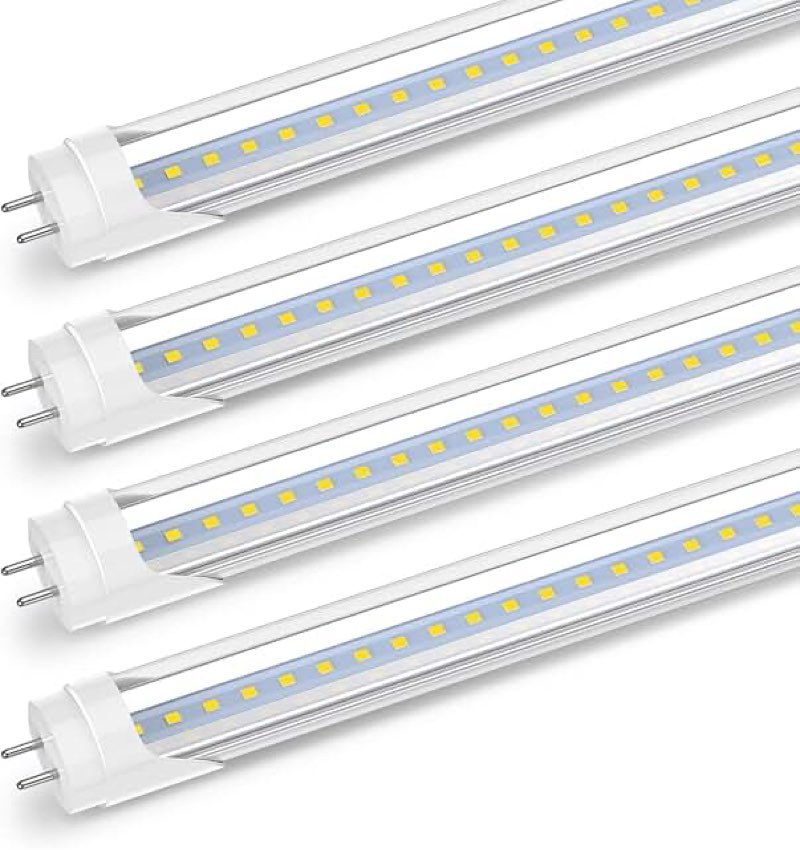 Xapolu 2FT LED T8 T10 T12 Type A+B Tube Lights, 15W 5000K 2100lm, F20T12/F30T8 Fluorescent Light Bul