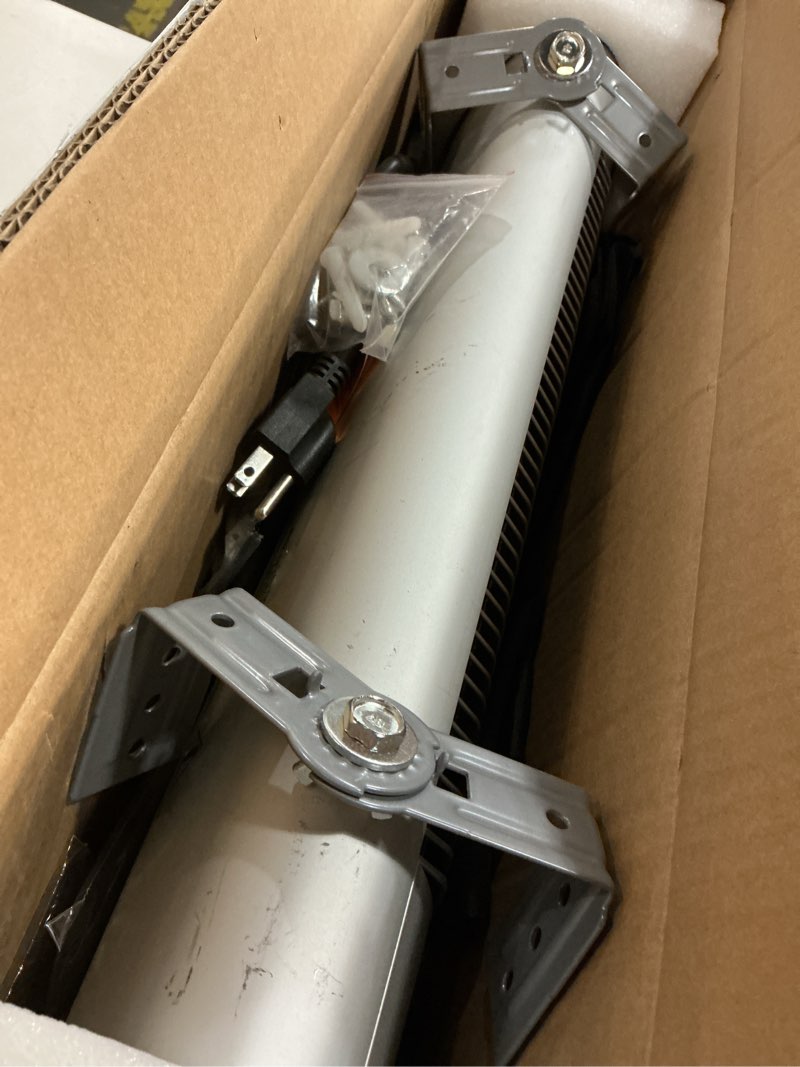 Condition photo showing As Is for Outdoor Heater for Patio, 1500W Wall-Mounted Heater, Patio Heaters for Outdoor Use,9 Heating Levels 24H Timer, Waterproof, Carbon Fiber Tube, for Backyard Gazebo Garage Black