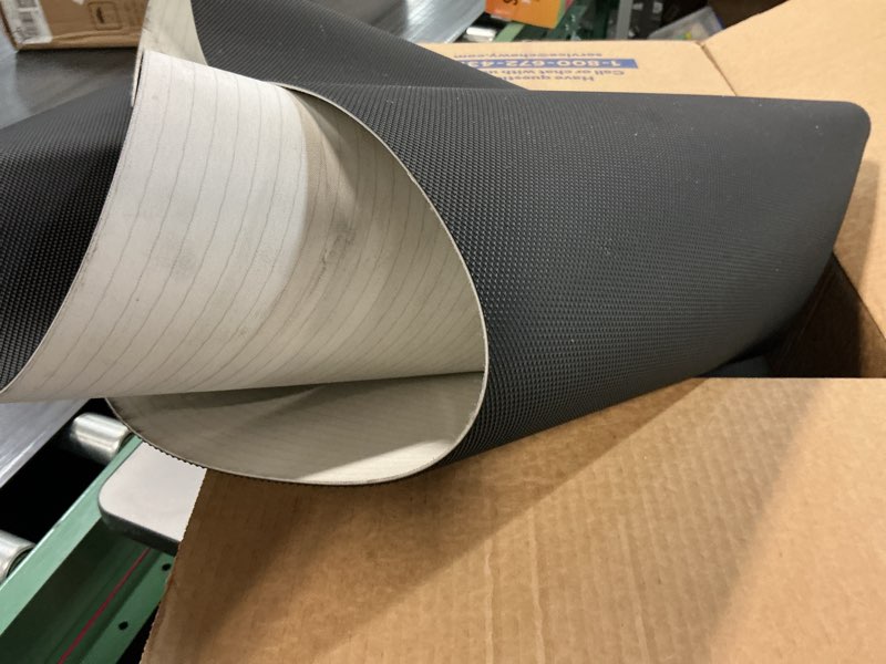 Condition photo showing As Is for MAGZO Adhesive Foam Padding 1/8 Inch Thick x 12 Inch W x 59 Inch L, Black Thin Neoprene Sheets, Closed Cell Foam Sheet Roll 59In*12In*1/8In Adhesive