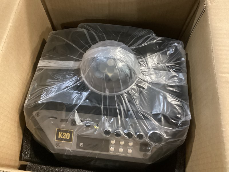 Condition photo showing Good Condition for wireless karaoke machine for adults, tonor pa system portable bluetooth singing speaker with dual wireless microphones microfono, disco ball for home karaoke, party, class and church k20