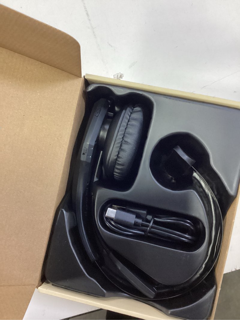 Condition photo showing Good Condition for trucker bluetooth headset, wireless headset with mic, bluetooth headsets with dual noise cancelling microphone & mute button, 55hrs working time pc headsets for cell phones, computer, truck driver black