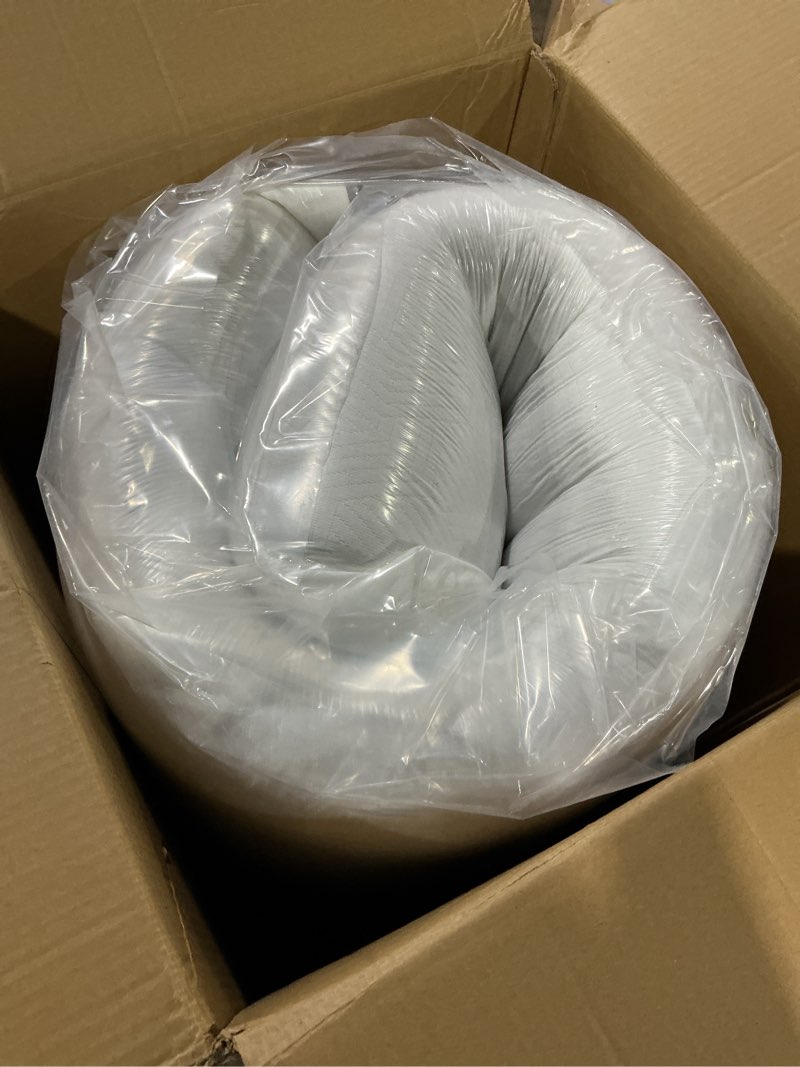 Condition photo showing Good Condition for lucid 12 inch memory foam mattress - medium firm feel - infused with refreshing bamboo charcoal and cooling gel - bed in a box - temperature regulating - pressure relief - breathable - queen size queen 12" medium firm