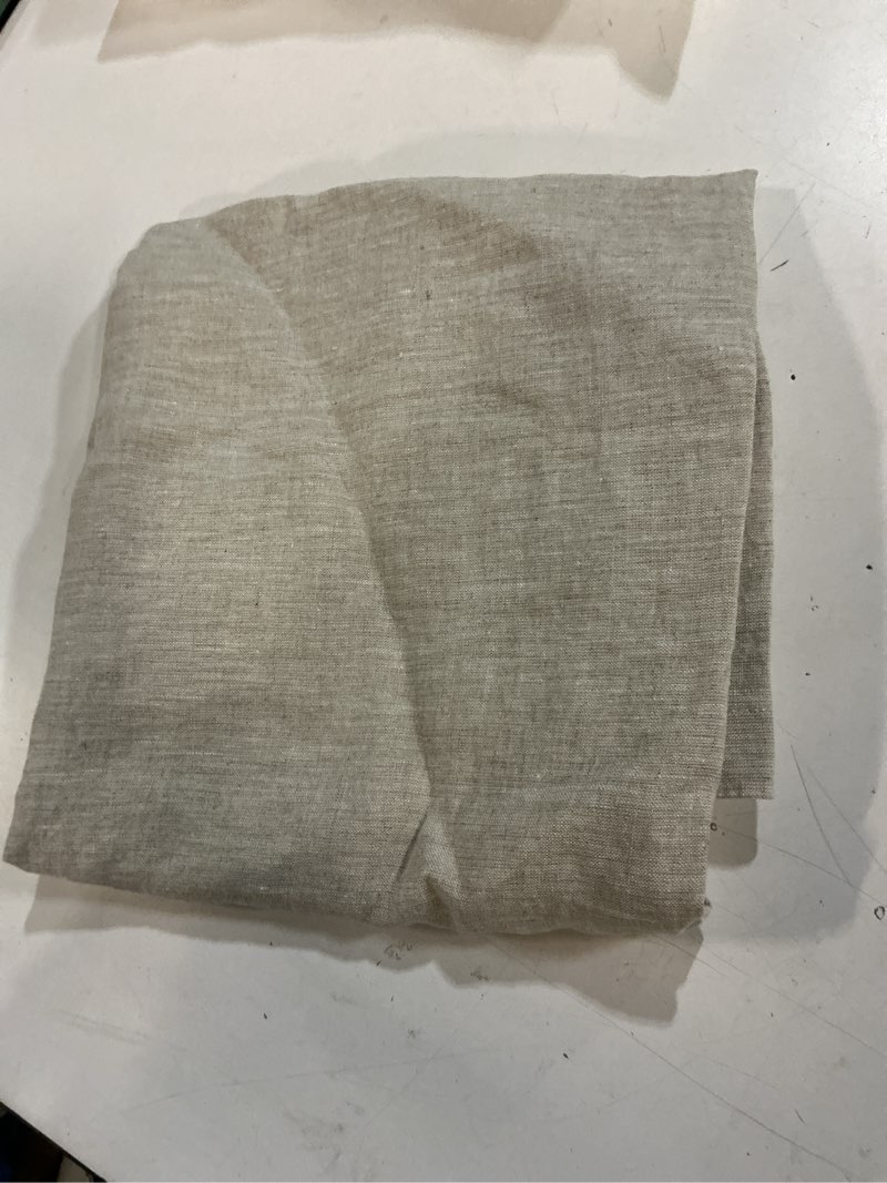Condition photo showing Good Condition for european linen euro sham, euro, natural chambray