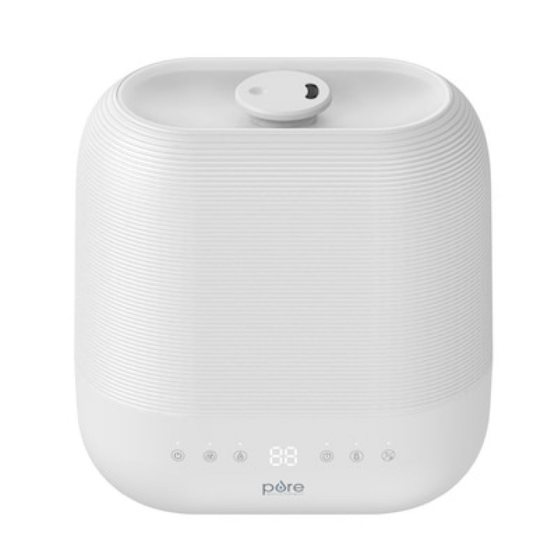 Pure Enrichment Cool mist/Warm mist Medium Room Tabletop Humidifier - White