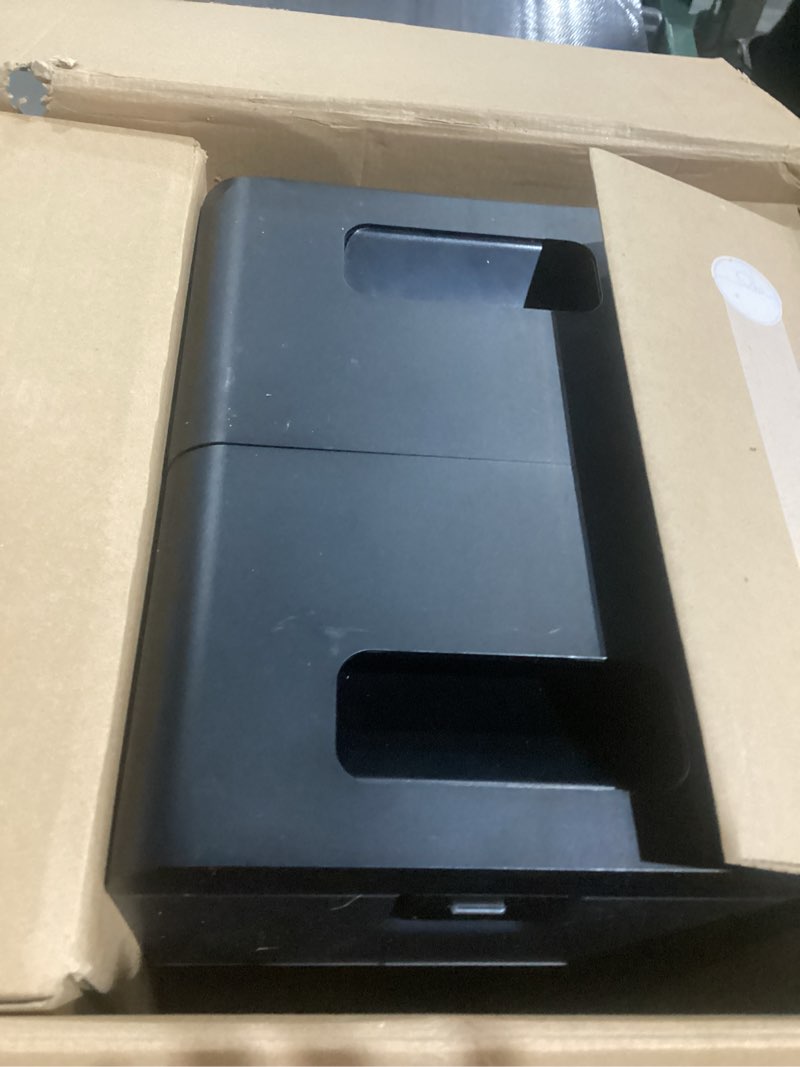 Condition photo showing As Is for irobot roomba plus 505 combo robot vacuum & mop with autowash dock - extending spinning mop pads, self-empties, pad wash & heated drying, self-cleaning, recognizes & avoids obstacles, lidar navigation black