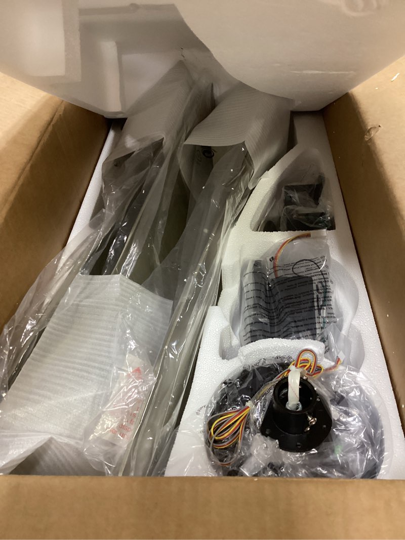 Condition photo showing Good Condition for VONLUCE Ceiling Fan with Light and Remote Control, 52 Inch Modern Fan with 3 Blades Noiseless DC Motor for Bedroom, Living Room, Kitchen, Study, Walnut Walnut with Light