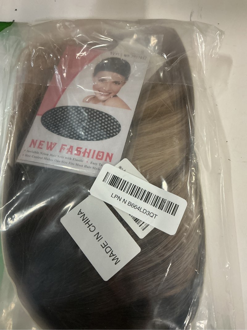 Condition photo showing Good Condition for long layered blonde wigs for women synthetic hair wig with bangs natural wavy heat resistant wigs for daily party use