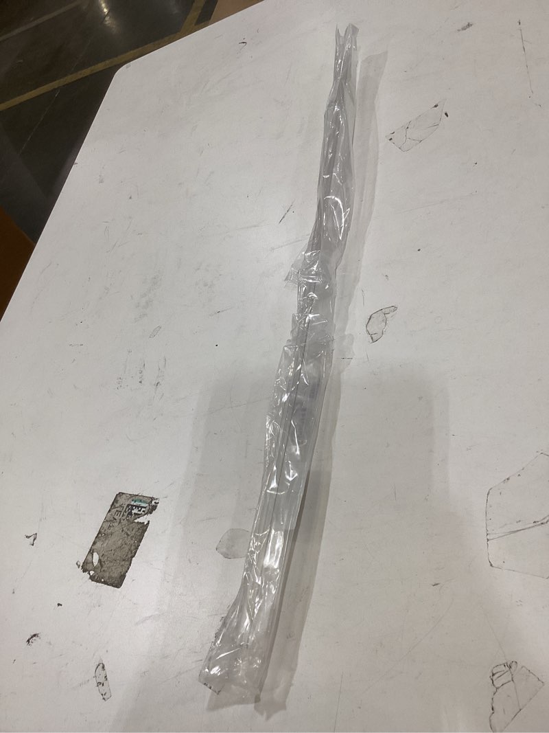 Condition photo showing New/Like New for frienda 2 pack 26 inch two-pronged shower vinyl sweep and seal top or bottom seal accent drip vinyl universal use for top or bottom for home or rv showers (straight edge)