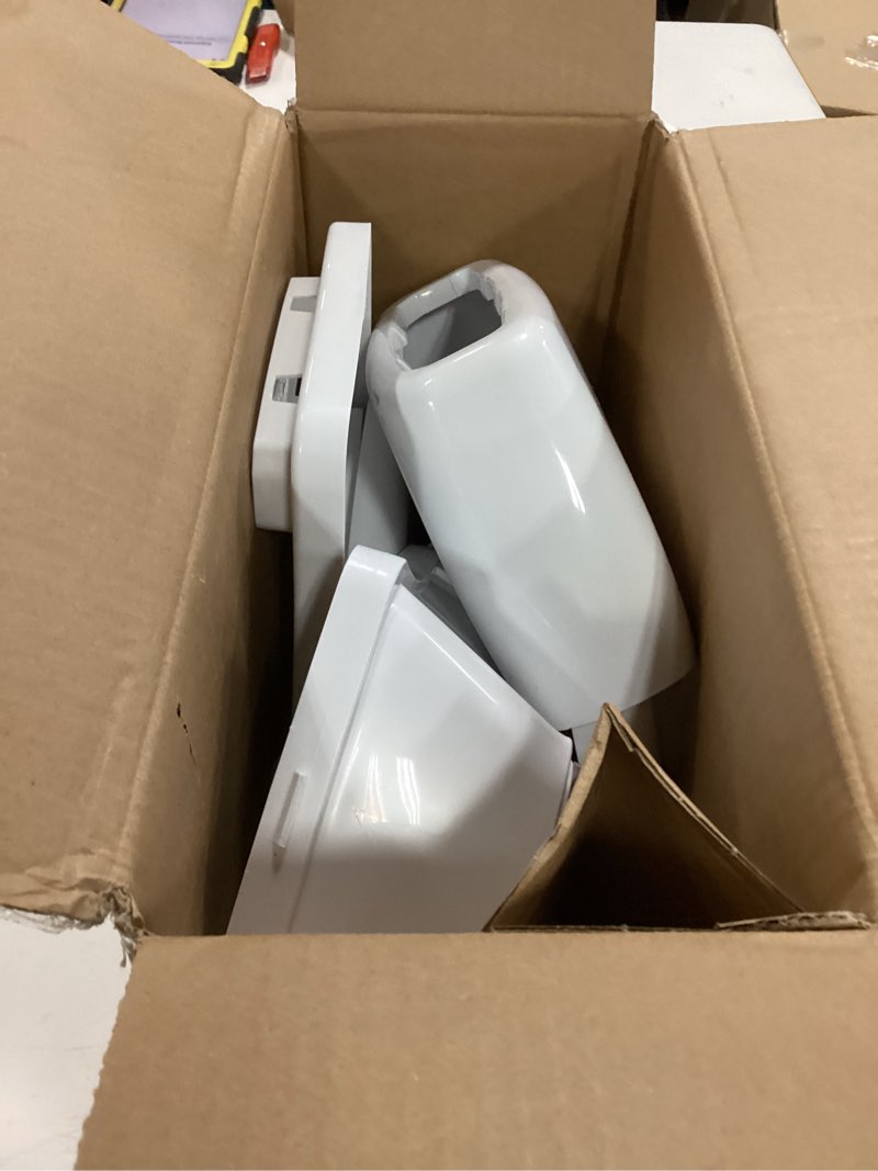 Condition photo showing As Is for Summer Infant by Ingenuity My Size Potty Pro in White, Toddler Potty Training Toilet, Lifelike Flushing Sound, for Ages 18 Months+, Up to 50 Pounds