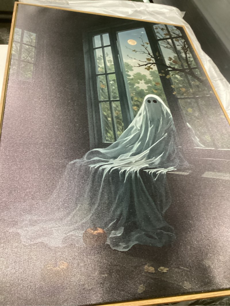 3 pcs halloween decor wood frame