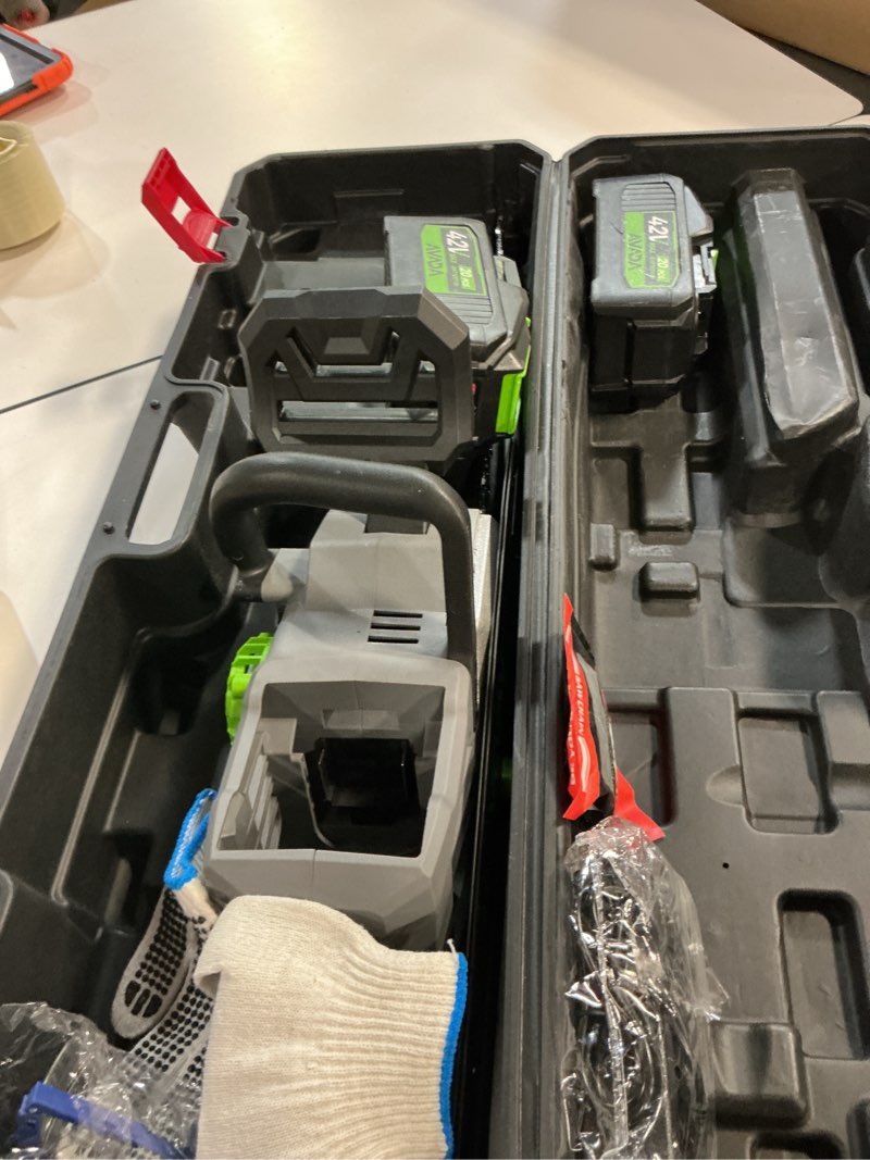 Condition photo showing Good Condition for Similar Christmas 42V Lithium Battery Powered Chainsaw, 16 Inch Chainsaw, Handheld Labor & Time Saving Efficient Convenience Cordless Lithium Battery Powered Chainsaw, Work Tools For Farm, Garden & Ranch, Woods The Best Gift/Present For Family&Friends Happy Christmas 42V Lithium Battery Powered Chainsaw, 16 Inch Chainsaw, Handheld Labor & Time Saving Efficient Convenience Cordless Lithium Battery Powered Chainsaw, Work Tools For Farm, Garden & Ranch, Woods The Best Gift/Present For Family&Friends Happy Christmas 42V Lithium Battery Powered Chainsaw, 16 Inch Chainsaw, Handheld Labor & Time Saving Efficient Convenience Cordless Lithium Battery Powered Chainsaw, Work Tools For Farm, Garden & Ranch, Woods The Best Gift/Present For Family&Friends Happy Christmas 42V Lithium Battery Powered Chainsaw, 16 Inch Chainsaw, Handheld Labor & Time Saving Efficient Convenience Cordless Lithium Battery Powered Chainsaw, Work Tools For Farm, Garden & Ranch, Woods The Best Gift/Present For Family&Friends Happy Christmas 42V Lithium Battery Powered Chainsaw, 16 Inch Chainsaw, Handheld Labor & Time Saving Efficient Convenience Cordless Lithium Battery Powered Chainsaw, Work Tools For Farm, Garden & Ranch, Woods The Best Gift/Present For Family&Friends Happy Christmas 42V Lithium Battery Powered Chainsaw, 16 Inch Chainsaw, Handheld Labor & Time Saving Efficient Convenience Cordless Lithium Battery Powered Chainsaw, Work Tools For Farm, Garden & Ranch, Woods The Best Gift/Present For Family&Friends Happy Christmas 42V Lithium Battery Powered Chainsaw, 16 Inch Chainsaw, Handheld Labor & Time Saving Efficient Convenience Cordless Lithium Battery Powered Chainsaw, Work Tools For Farm, Garden & Ranch, Woods The Best Gift/Present For Family&Friends Happy Christmas 42V Lithium Battery Powered Chainsaw, 16 Inch Chainsaw, Handheld Labor & Time Saving Efficient Convenience Cordless Lithium Battery Powered Chainsaw, Work Tools For Farm, Garden & Ranch, Woods The Best Gift/Present For Family&Friends Happy Christmas 42V Lithium Battery Powered Chainsaw, 16 Inch Chainsaw, Handheld Labor & Time Saving Efficient Convenience Cordless Lithium Battery Powered Chainsaw, Work Tools For Farm, Garden & Ranch, Woods The Best Gift/Present For Family&Friends Happy Christmas 42V Lithium Battery Powered Chainsaw, 16 Inch Chainsaw, Handheld Labor & Time Saving Efficient Convenience Cordless Lithium Battery Powered Chainsaw, Work Tools For Farm, Garden & Ranch, Woods The Best Gift/Present For Family&Friends Happy Christmas 42V Lithium Battery Powered Chainsaw, 16 Inch Chainsaw, Handheld Labor & Time Saving Efficient Convenience