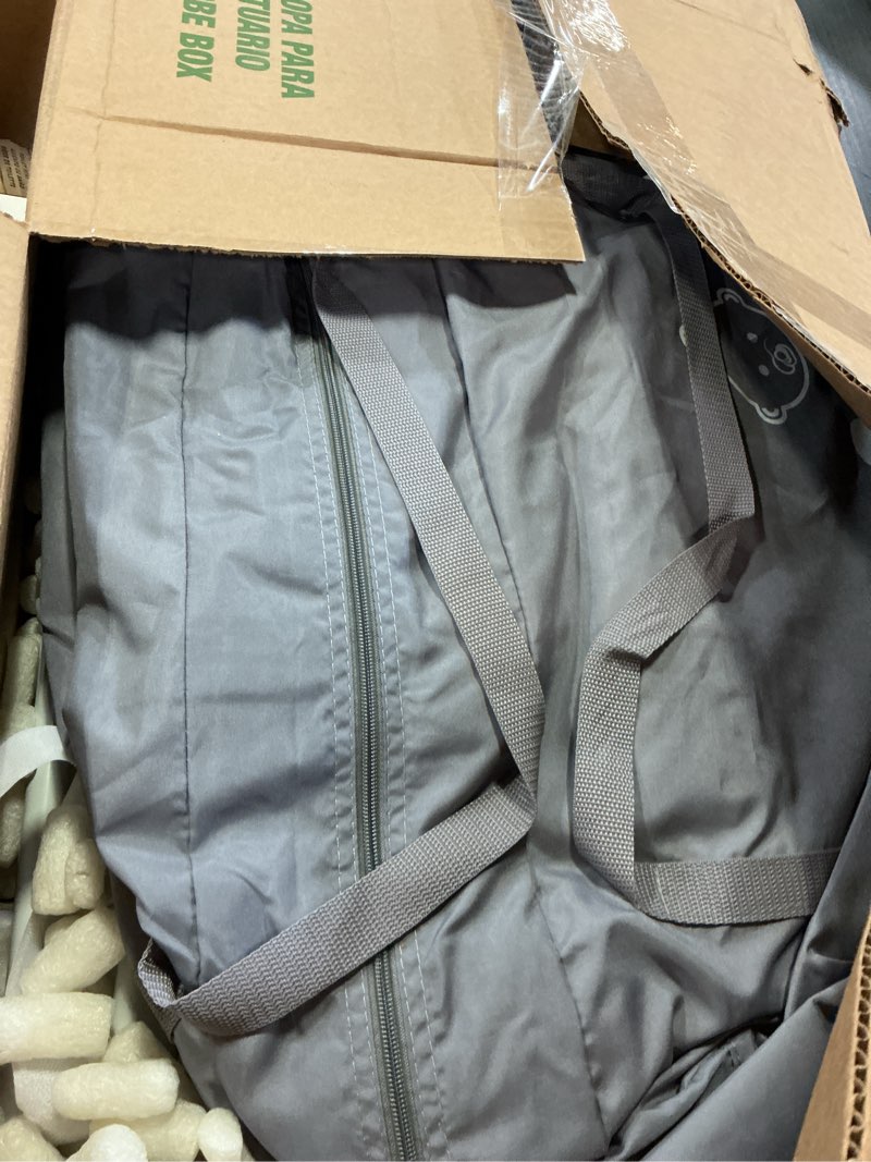 Condition photo showing As Is for koolerthings 3 in 1 baby bassinet, bedside sleeper, & playpen, easy folding portable crib (grey)- koolababy (bassinet)