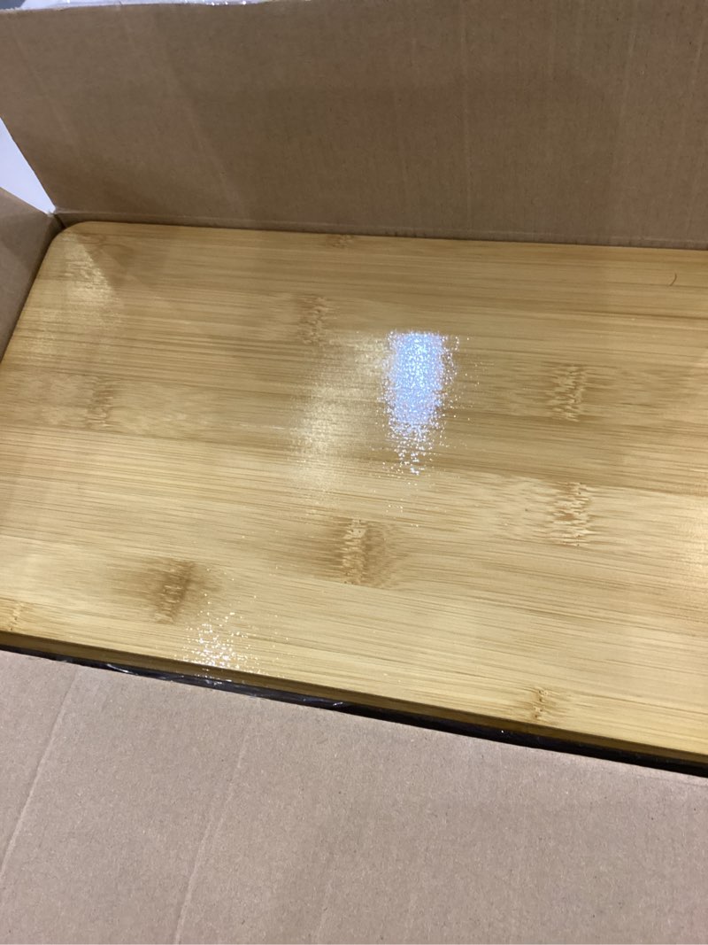 Condition photo showing Good Condition for Delamu 2 Set Pantry Organizers and Storage, Trash Bag Holder Under Sink Organizer for 4-13 Gal Bags, Trash Bag Dispenser with Bamboo Top for Onion, Potato, Garlic, Clear (11-7/32"L*7" W*7-1/8"H) Clear 2Pack