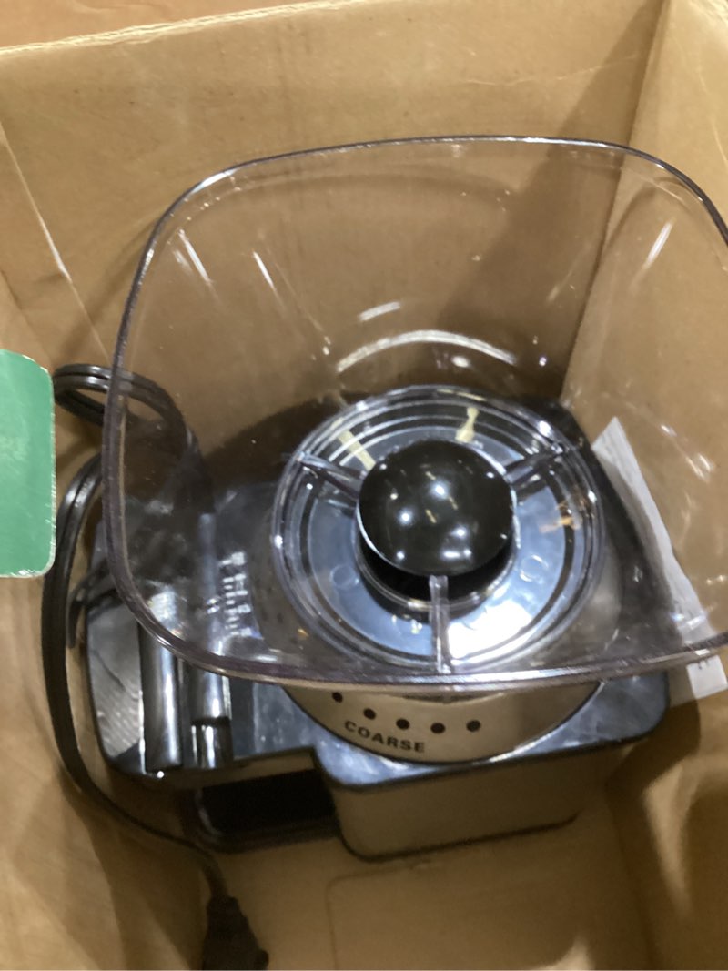 Condition photo showing As Is for Cuisinart Automatic Burr Mill - Stainless Steel - DBM-8P1: 18 Settings, Electric Coffee Grinder, 32 Cup Capacity, Safety Interlock