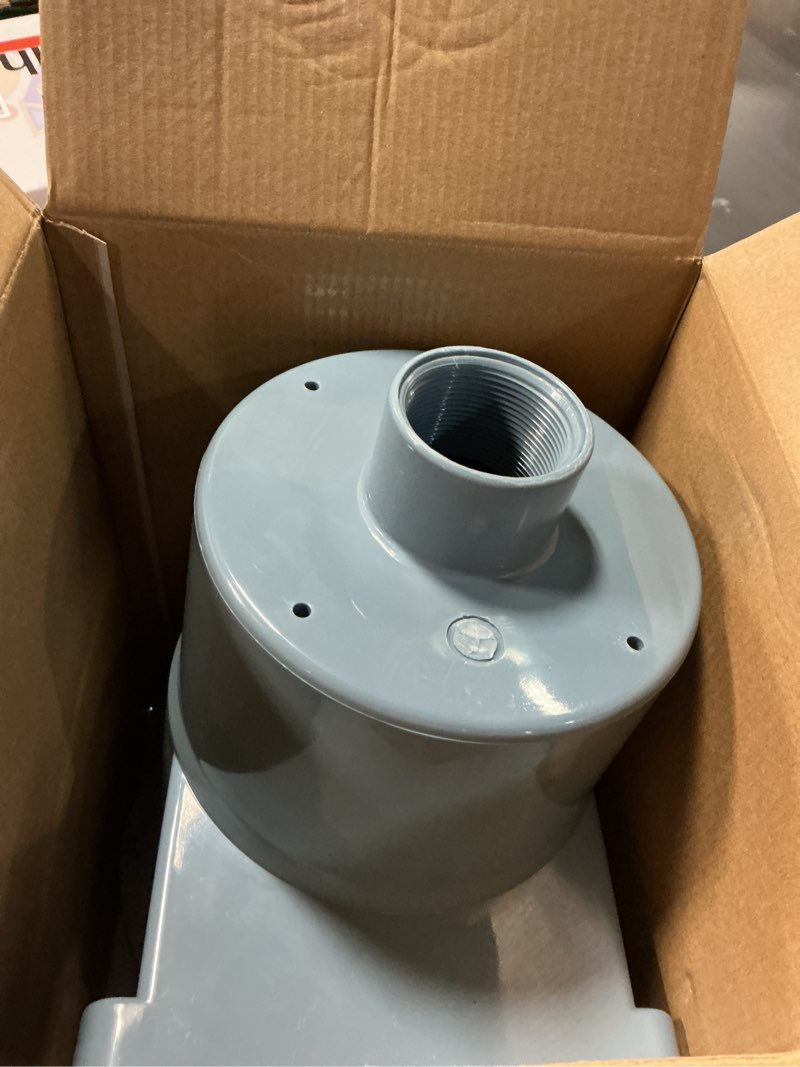 Condition photo showing Good Condition for deeprclean through wall skimmer for above ground pool, heavy duty wall mount pool skimmer kit, universally fits all standard pool wall openings, in wall pool surface skimmer for above ground pool-blue