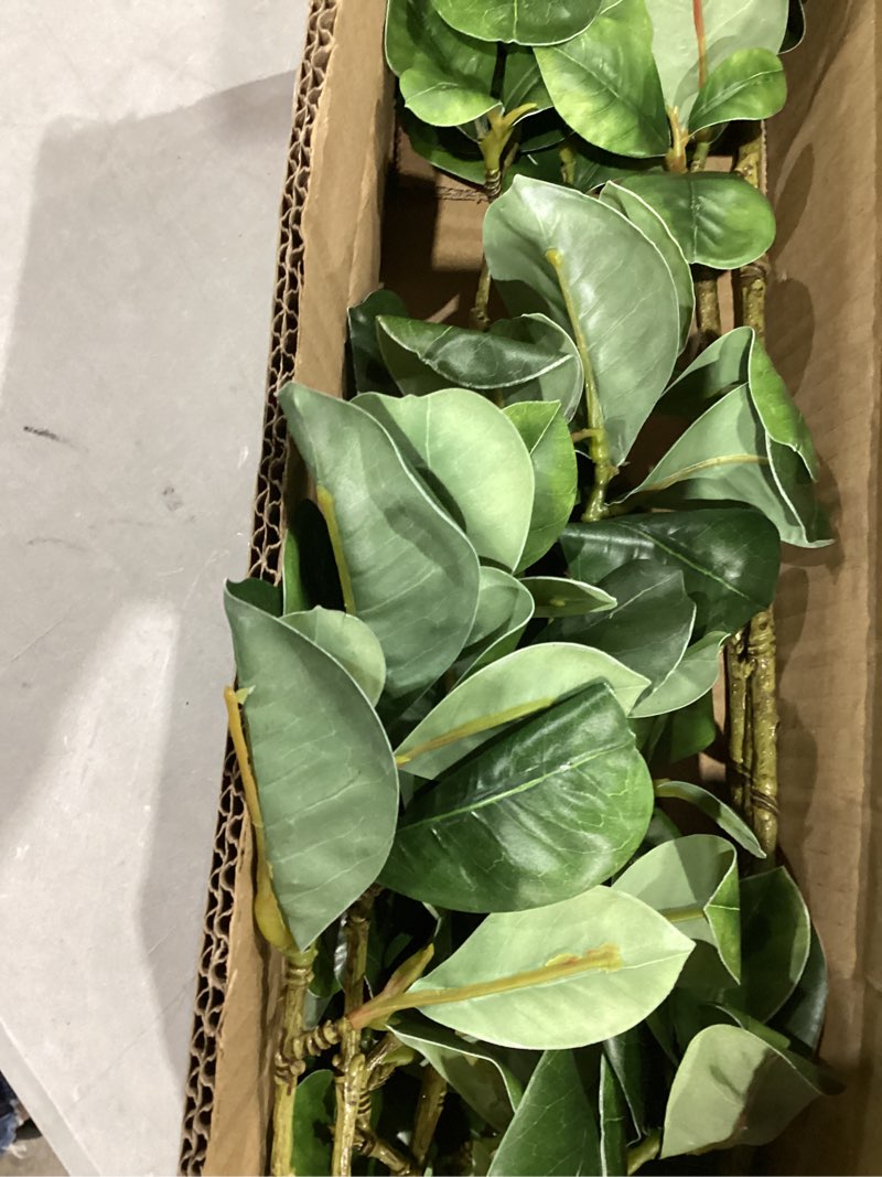 Condition photo showing New/Like New for Hollyone 3 Packs Artificial Greenery Stems 36.2 Inch Faux Stems Leaves with Long Stems Fake Branches Greenery Stem for Vase Garden Home Office Wedding Decoration