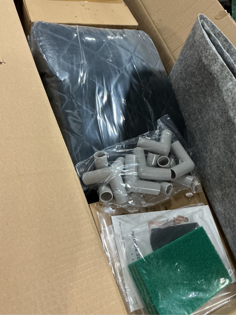 Condition photo showing New/Like New for 2 Person Sauna, Extra Large Sauna, Portable Steam Sauna Tent with 2 Steamers, 2 Folding Chair, 71”x 49”x 36”, Black