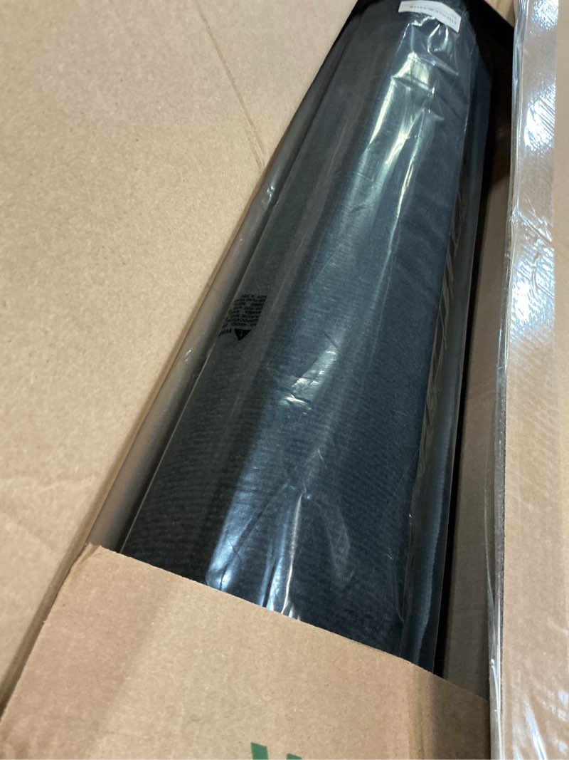 Condition photo showing Good Condition for extra long 3x15 ft runner rug for hallway, non-slip indoor outdoor carpet with tpr backing, durable waterproof mat for kitchen, patio, balcony, garage, deck, entryway, stair, black fine stripes black fine stripes 3ft x 15ft