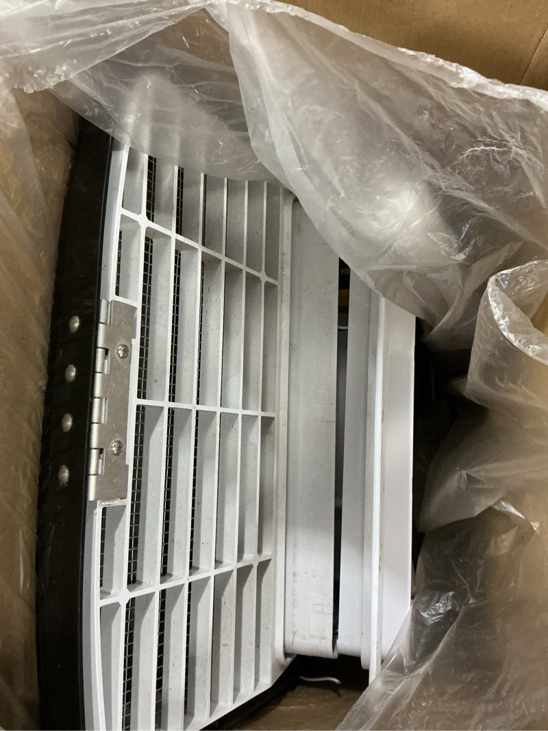 Condition photo showing As Is for maxx air 0007500k maxxfan smoke grey deluxe remote fan lid